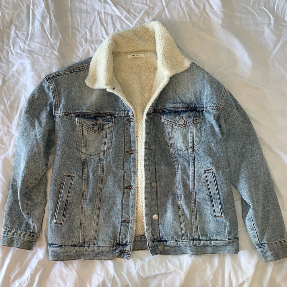 PacSun Denim Lined Jacket